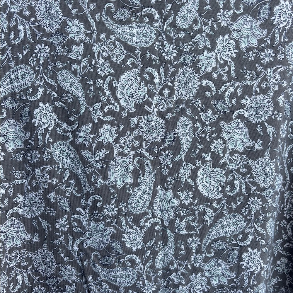 J. Jill Charcoal Paisley Blouse - Picture 4 of 6
